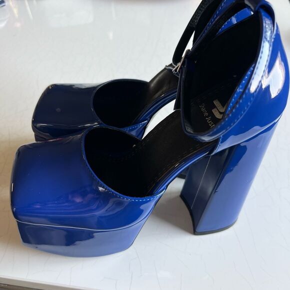 Shane Justin platform exotic chunky square heels - Picture 4 of 6